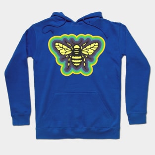 Honeybee with colorful border Hoodie